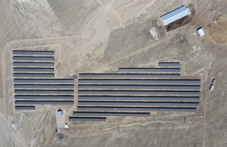utility-scale solar power plant