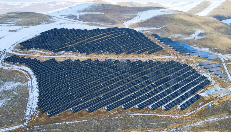 Utility-scale solar station, 5070 kWp